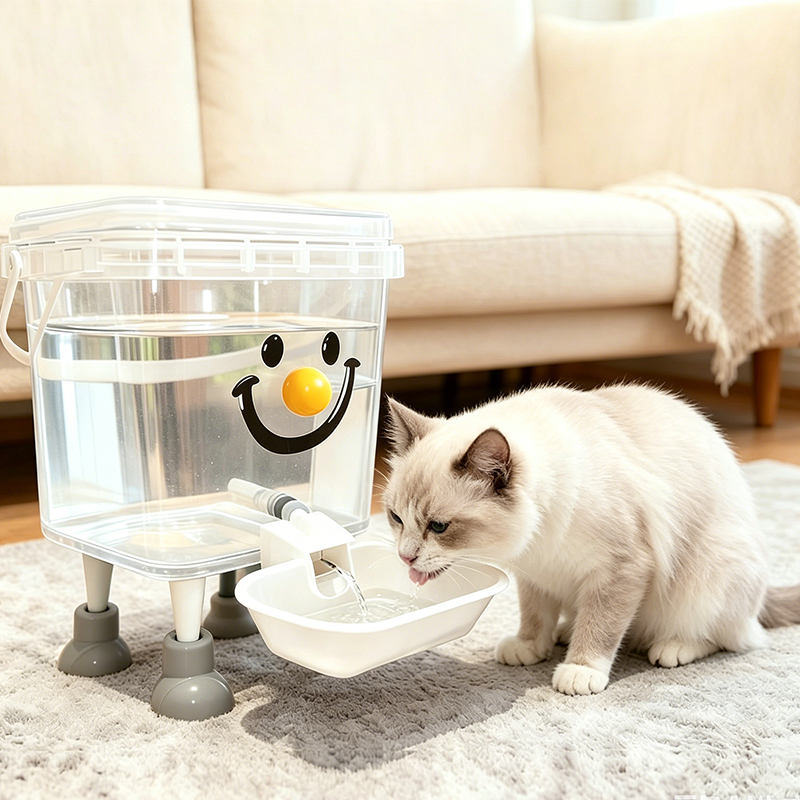 🐶50% DE RÉDUCTION✨Distributeur d’eau pour animaux – 3L/5L, gravité & facile à nettoyer – Eau fraîche à volonté, idéal pour chiens, chats ou plusieurs animaux💧