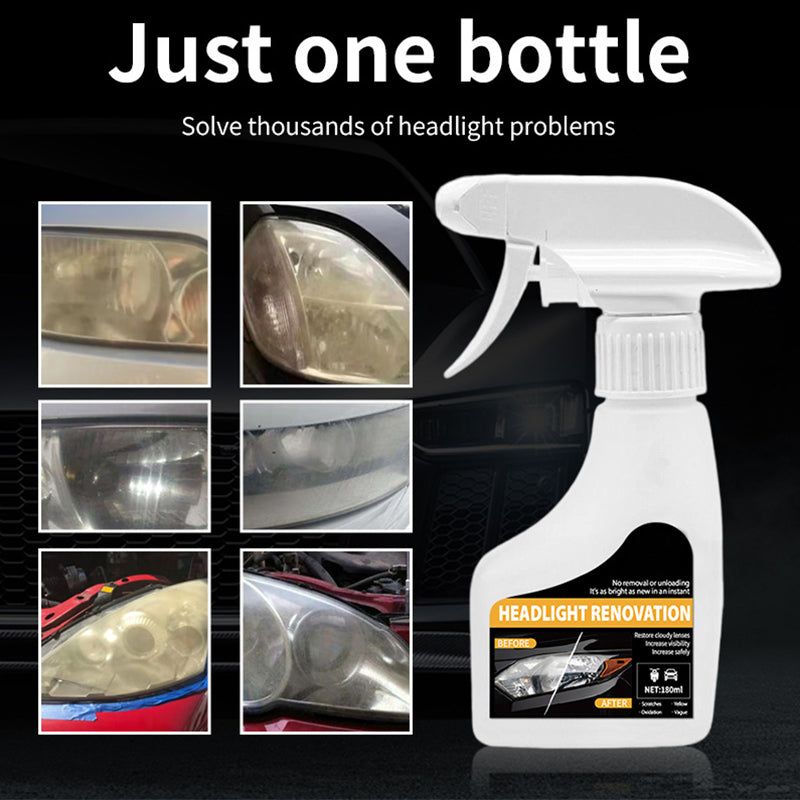 📢📢50% DE RÉDUCTION !! ⏰Spray rénovateur pour phares de voiture