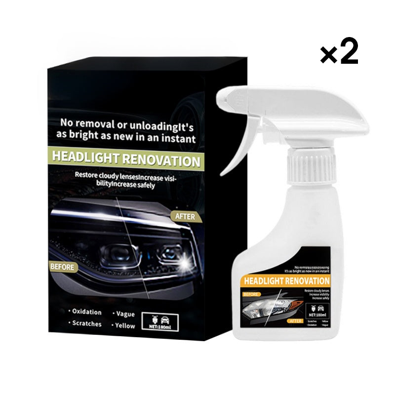 📢📢50% DE RÉDUCTION !! ⏰Spray rénovateur pour phares de voiture