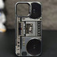 📼✨Coque Téléphone Design Retro Boombox Lecteur de Cassette – Style Vintage📱