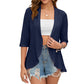 🧥LIMITÉ : 50% DE RÉDUCTION✨Cardigan Léger à Œillets – Maille Ajourée, Vaporeux, Été☀️