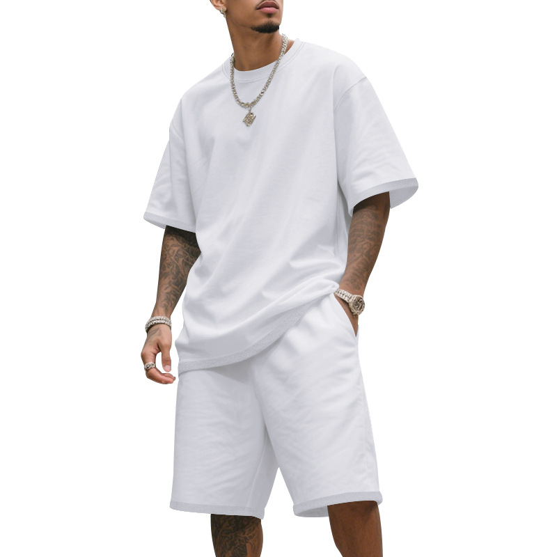 📢📢50 % DE RÉDUCTION⏰Ensemble décontracté pour homme composé d'un t-shirt et d'un short