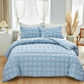 📢⏰DERNIER JOUR 50%🛏️Housse de Couette 3 Pièces – Texture Plissée Élégante, 6 Couleurs, 7 Tailles, Lavable en Machine, Mélange de Fibres Premium🌙