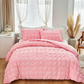 📢⏰DERNIER JOUR 50%🛏️Housse de Couette 3 Pièces – Texture Plissée Élégante, 6 Couleurs, 7 Tailles, Lavable en Machine, Mélange de Fibres Premium🌙