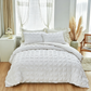 📢⏰DERNIER JOUR 50%🛏️Housse de Couette 3 Pièces – Texture Plissée Élégante, 6 Couleurs, 7 Tailles, Lavable en Machine, Mélange de Fibres Premium🌙