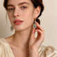 📢📢50 % DE RÉDUCTION !! ⏰Boucles d'oreilles créoles pendantes bleu ciel