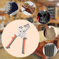 📢⏰🔧 PROMO -50% ! Pinces à Œillets pour Bâches – 4 Kits (20 à 500 Œillets Inclus), 220 mm, Diam. Perforation 16/10,5 mm, 0,6 kg