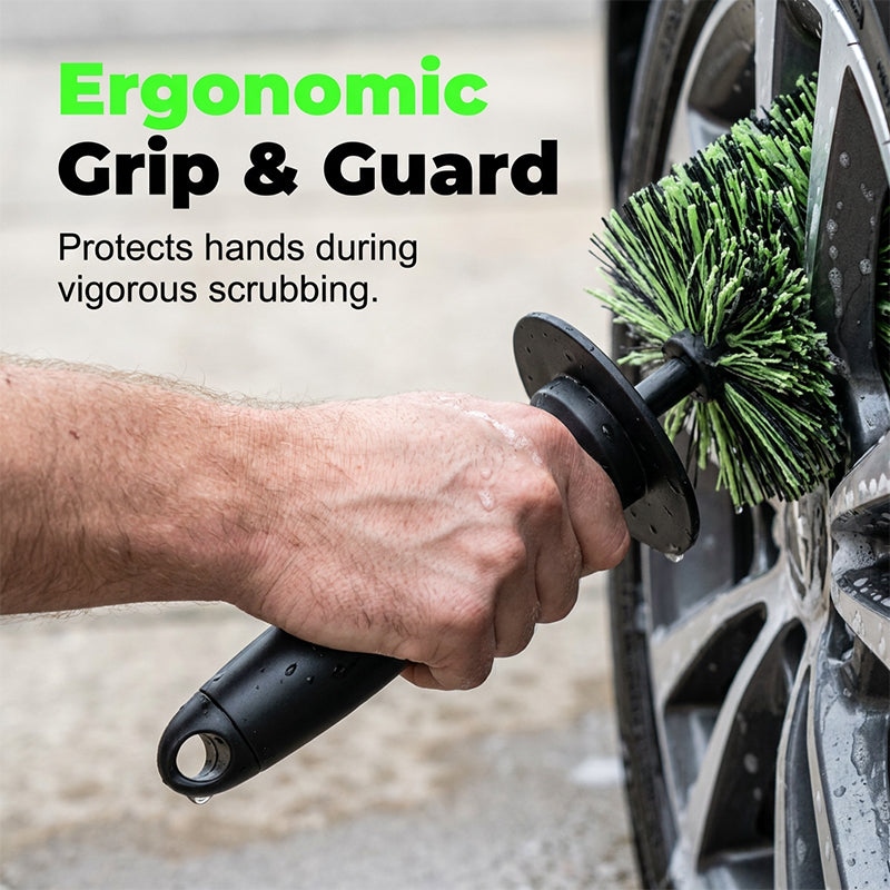 🚗 PROMO FLASH 50% ! Brosse de Nettoyage pour Pneus & Jantes – Fibres Ultra Douces, Longue Portée, Poignée Ergonomique, Parfaite pour Détails Profonds & Nettoyage Complet 🧽✨