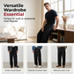 ⏳Pantalon de costume pour homme à coupe classique et jambes larges – Coupe ajustée, tissu respirant, idéal pour le travail, les mariages ou les événements officiels ✨