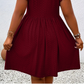 Robe Femme à Col V avec Volants — Coupe Flatteuse, Douce et Parfaite pour Toutes les Occasions