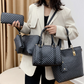👜 Lot de 6 sacs✨ Cuir PU haut de gamme · Classique, résistant et facile à nettoyer🎒