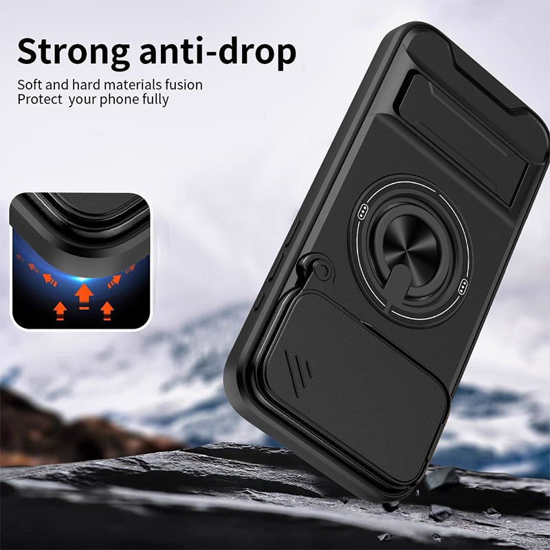 ⏳🔥 -50% COQUE 4 EN 1 iPhone cache caméra bague 360 aimantée support 5 coloris ✨