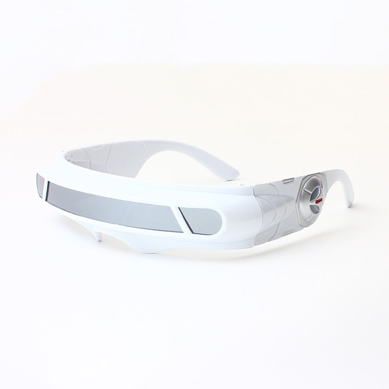 🕶️🔥✨ PROMO FLASH 50% ! Lunettes de Soleil Rétro-Punk Asymétriques – Protection UV400, Verres Catégorie 4 PC, Design "Laser Eye", Style Urbain & Festif 🎸