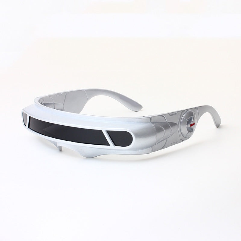🕶️🔥✨ PROMO FLASH 50% ! Lunettes de Soleil Rétro-Punk Asymétriques – Protection UV400, Verres Catégorie 4 PC, Design "Laser Eye", Style Urbain & Festif 🎸