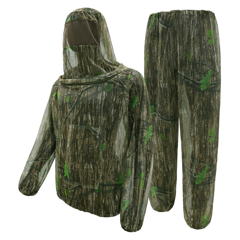 📢⏰🌿 PROMO FLASH 50% ! Combinaison Anti-Moustiques Légère avec Capuche – Tissu Maille Respirant, Panneau Facial Transparent, 7 Motifs Camouflage, Cordons Ajustables, Parfaite pour Randonnée & Pêche 🦟