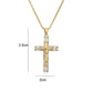 📢📢54 % DE RÉDUCTION !! ⏰Collier avec pendentif en zircone imitant l'or