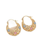 🌙PROMO LIMITÉE 50% DE RÉDUCTION✨Boucles d'Oreilles Croissant – Plaqué Or, Émaillé, Filigrane✨