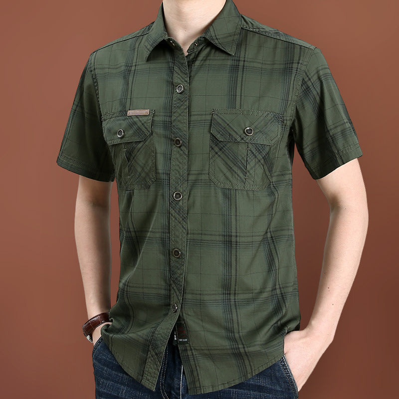 👔 PROMO LIMITÉE 50% DE RÉDUCTION ! ✨ Chemise à Carreaux pour Homme – Léger, Décontracté, Polyvalent 🍁