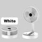 🌀🔋Ventilateur Télescopique Pliable Rechargeable USB – Silencieux, 180° Rotatif, 4 Vitesses, Portable ✨