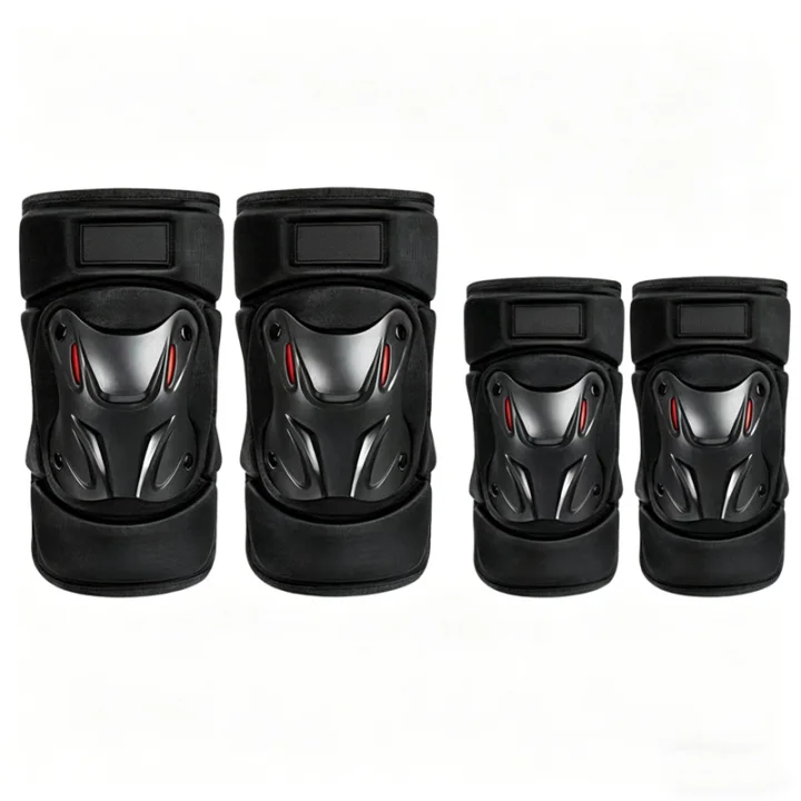 ⏳Offre spéciale à durée limitée⏰Kit de genouillères et coudières pour moto