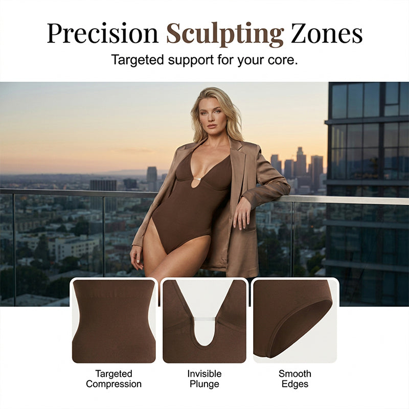 💃 PROMO LIMITÉE 50% DE RÉDUCTION ! ✨ Body Femme Sculptant – Coupe Lisse, Bon Maintien, Élégant ✨