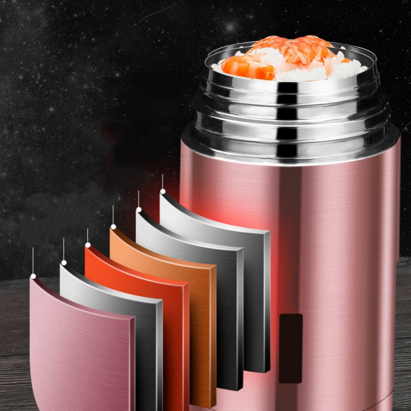 🍱 PROMO LIMITÉE 50% DE RÉDUCTION ! ✨ Thermos Acier Inoxydable 316 – Isolation Sous Vide, Étanche, Cuisson Thermique 🍜