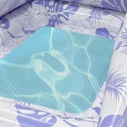 📢 PROMO FLASH 50%🏊‍♀️Flotteur Piscine en Forme de U – Design Chaise Ergonomique, Assise en Maille, Gonflable, 2 Couleurs, Durable & Portable🌴