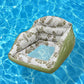 📢 PROMO FLASH 50%🏊‍♀️Flotteur Piscine en Forme de U – Design Chaise Ergonomique, Assise en Maille, Gonflable, 2 Couleurs, Durable & Portable🌴