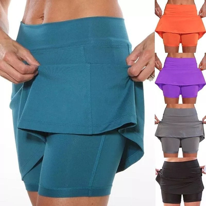 🌞 50%OFF TODAY ONLY! 🏃‍♀️ Anti-Chafing Active Skort ✨ Built-In Shorts, Ultra-Soft Comfort & Move Freely All Day