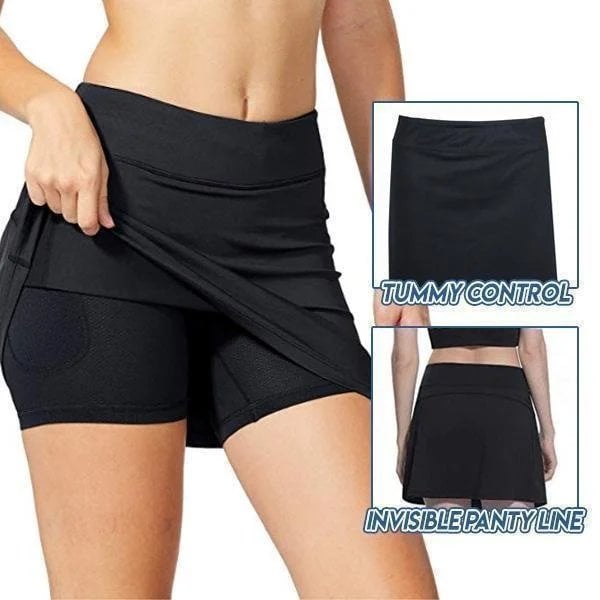 🌞 50%OFF TODAY ONLY! 🏃‍♀️ Anti-Chafing Active Skort ✨ Built-In Shorts, Ultra-Soft Comfort & Move Freely All Day