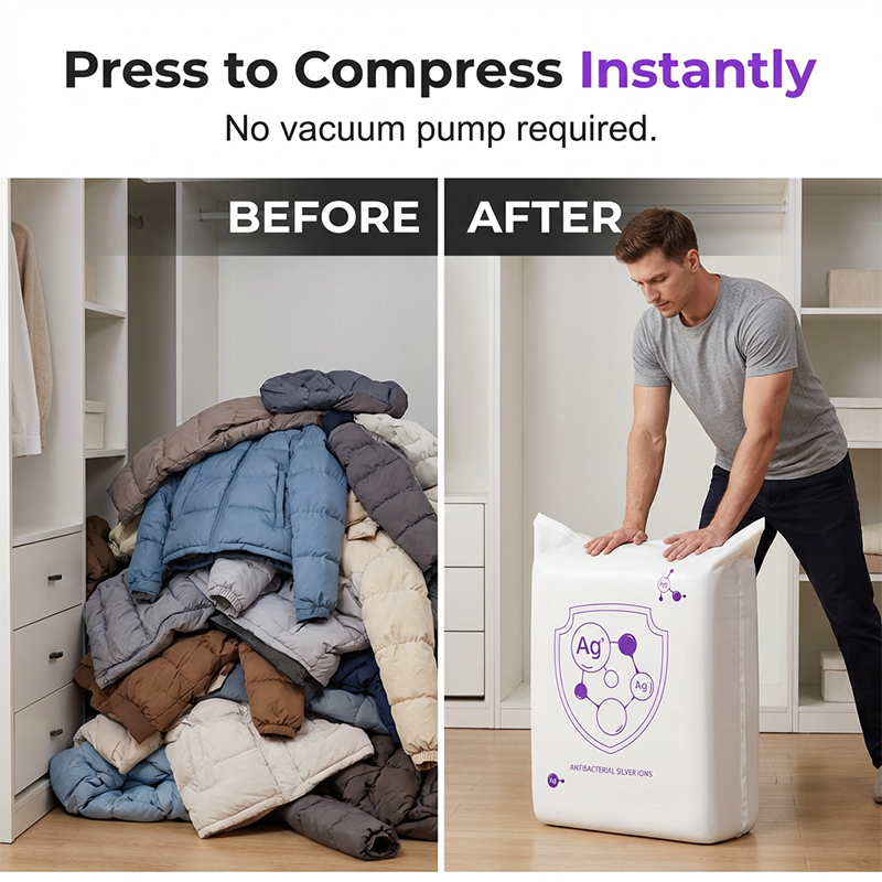 Sacs de rangement sous vide pour la maison