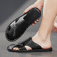 Chaussons Homme en Similicuir à Bout Fermé