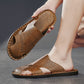 Chaussons Homme en Similicuir à Bout Fermé
