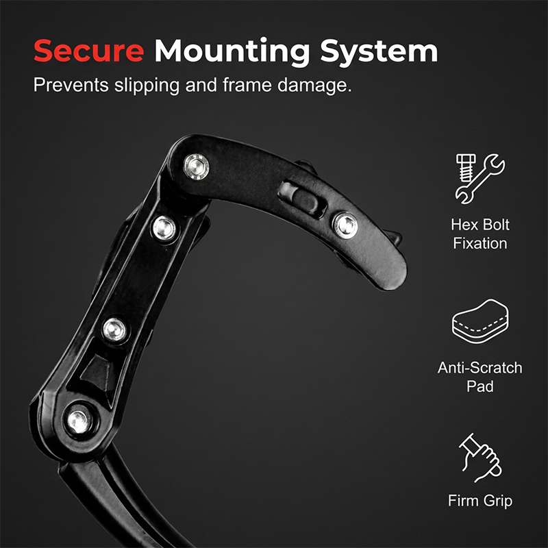 🚴‍♀️PROMO FLASH 50%⚙️Béquille Latérale Réglable Universelle pour Vélo – Alliage Aluminium, Installation Facile, Protection Cadre, Compatible Roues 24"–29"✨