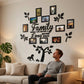 📢PROMO FLASH 50%🌳Autocollant Mural Arbre Généalogique 3D avec Cadres Photo – Acrylique, Installation Facile, 3 Couleurs, 2 Tailles, Décoration Murale Unique✨