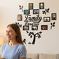 📢PROMO FLASH 50%🌳Autocollant Mural Arbre Généalogique 3D avec Cadres Photo – Acrylique, Installation Facile, 3 Couleurs, 2 Tailles, Décoration Murale Unique✨