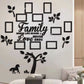📢PROMO FLASH 50%🌳Autocollant Mural Arbre Généalogique 3D avec Cadres Photo – Acrylique, Installation Facile, 3 Couleurs, 2 Tailles, Décoration Murale Unique✨