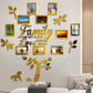 📢PROMO FLASH 50%🌳Autocollant Mural Arbre Généalogique 3D avec Cadres Photo – Acrylique, Installation Facile, 3 Couleurs, 2 Tailles, Décoration Murale Unique✨