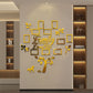 📢PROMO FLASH 50%🌳Autocollant Mural Arbre Généalogique 3D avec Cadres Photo – Acrylique, Installation Facile, 3 Couleurs, 2 Tailles, Décoration Murale Unique✨