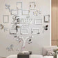 📢PROMO FLASH 50%🌳Autocollant Mural Arbre Généalogique 3D avec Cadres Photo – Acrylique, Installation Facile, 3 Couleurs, 2 Tailles, Décoration Murale Unique✨