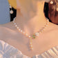 🥳PROMO FLASH 50%✨Ensemble Collier & Boucles d'Oreilles Rose & Perles – Alliage, Zircon, Boîte Cadeau, Parfait pour Mariage, Soirée & Photos💍