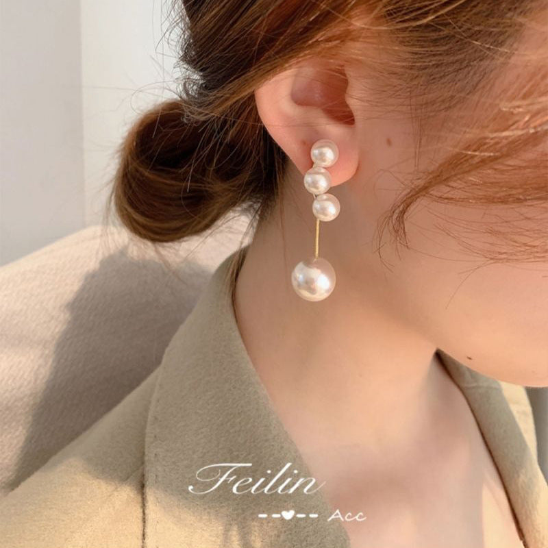 🥳PROMO FLASH 50%✨Ensemble Collier & Boucles d'Oreilles Rose & Perles – Alliage, Zircon, Boîte Cadeau, Parfait pour Mariage, Soirée & Photos💍