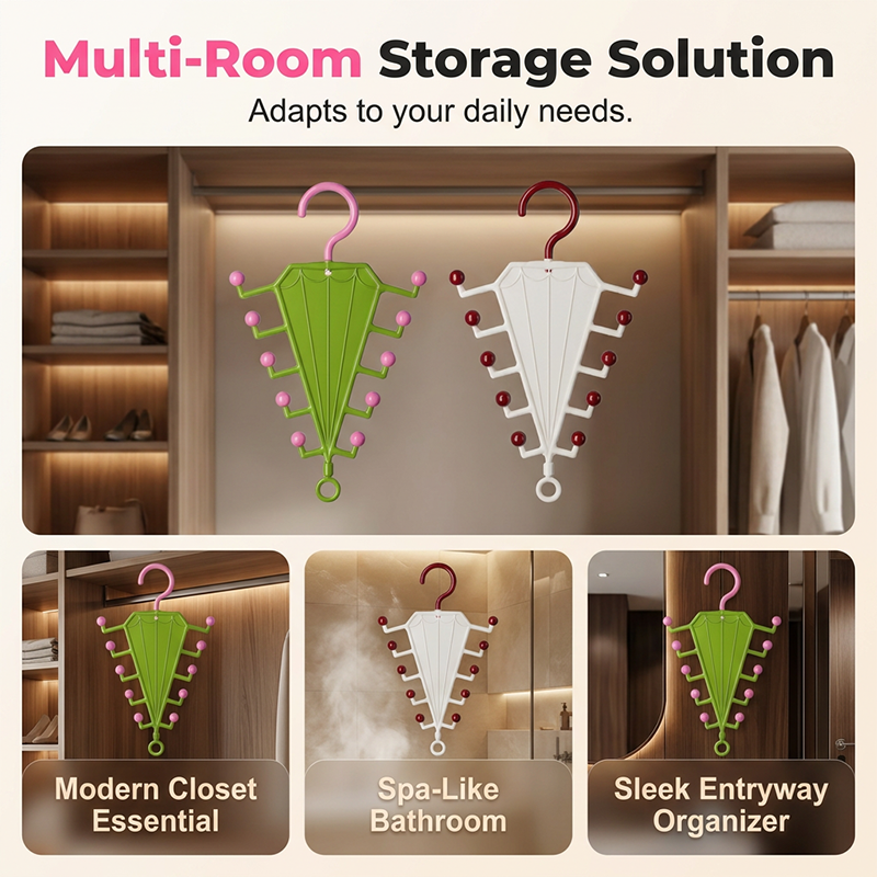 ✨Un acheté un offert 👔Rangement V‑shaped double face – Portant de rangement multifonction