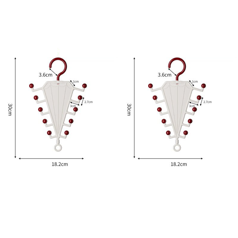 ✨Un acheté un offert 👔Rangement V‑shaped double face – Portant de rangement multifonction