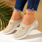 👟✨Chaussures décontractées en maille respirante pour femmes👩‍💼Sans lacets, dessus tricoté aéré, Chic et confortables pour le bureau, les courses ou les sorties du week-end 👜🌿🐾
