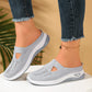 👟✨Chaussures décontractées en maille respirante pour femmes👩‍💼Sans lacets, dessus tricoté aéré, Chic et confortables pour le bureau, les courses ou les sorties du week-end 👜🌿🐾