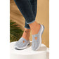 👟✨Chaussures décontractées en maille respirante pour femmes👩‍💼Sans lacets, dessus tricoté aéré, Chic et confortables pour le bureau, les courses ou les sorties du week-end 👜🌿🐾