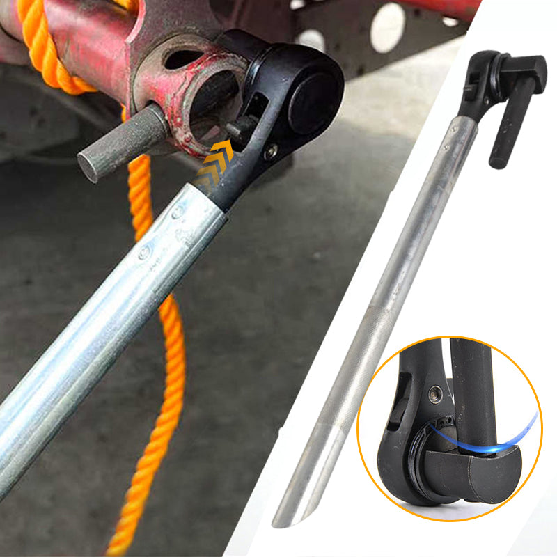 ⚡ PROMO FLASH : 50% DE RÉDUCTION ! Clé à Cliquet Professionnelle pour Tendeur de Remorque – Acier Chrome-Vanadium Forgé & Entretoises Multi-Diamètres for un Arrimage en Toute Simplicité 🚛🔧