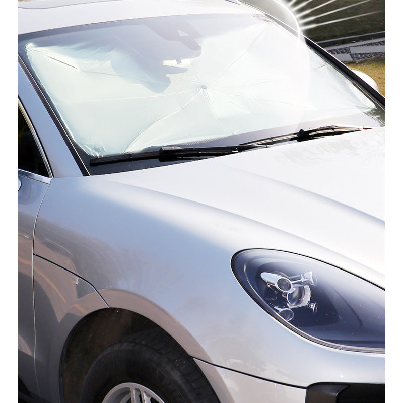🛡️ PROMO LIMITÉE 50% DE RÉDUCTION ! ✨ Pare-soleil Pliable pour Voiture – Réflexion 99% Chaleur, Poignée Flexible 🌞