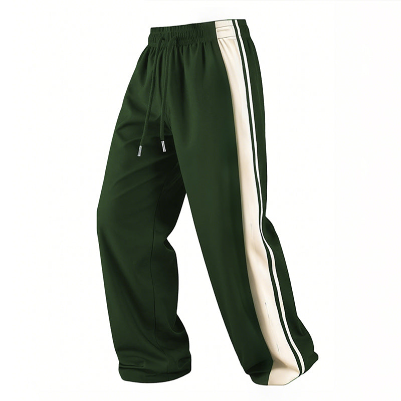 🏃PROMO LIMITÉE 50%👖Pantalon de Jogging Homme Coupe Loose – Tissu Mélangé Respirant, Taille à Cordon, Style Décontracté & Polyvalent, 5 Couleurs🌿